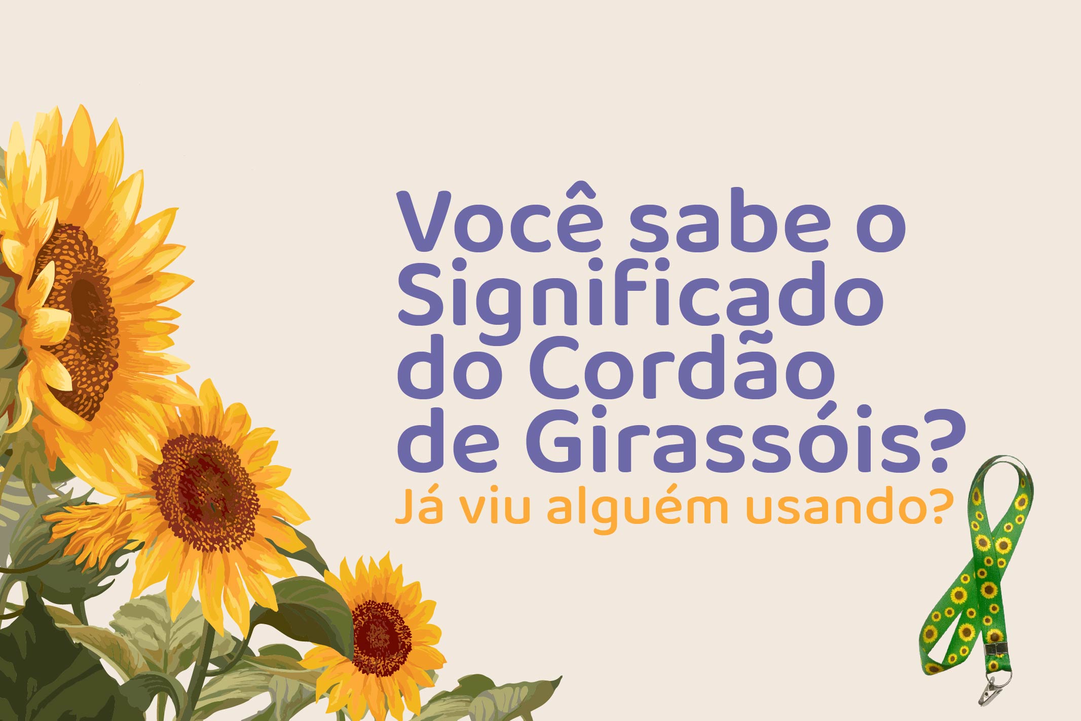 Cordão de Girassóis: Um Símbolo de Solidariedade - Portal da Epilepsia